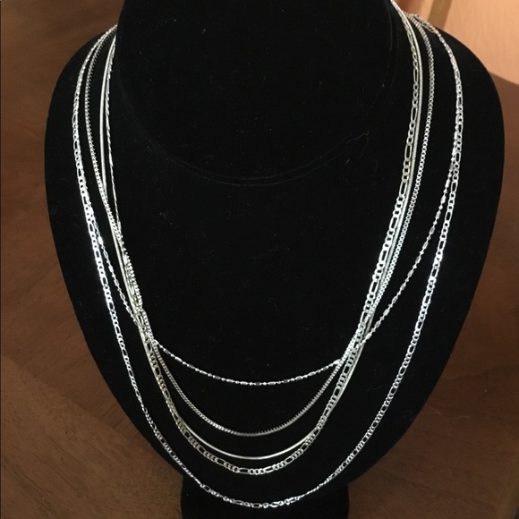 .925 Sterling Silver Jewelry - 925 Sterling Silver Necklaces Mint You get 5 Assor